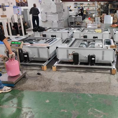 1-5HP Супертонкий потолок подвесный охлажденный водой DX Устройство обработки воздуха Очистка воздуха HVAC для промышленности