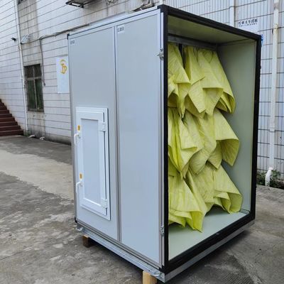 16500CMH Охлажденная вода Постоянная температура и влажность Устройство обработки воздуха Очистка воздуха