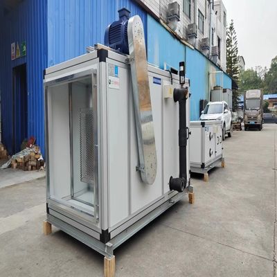 Низкий уровень шума 1500CMH Чистая водяная теплоотводная установка AHU кондиционер