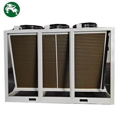 Энергосберегающий сухой охладитель типа V HVAC для базы данных Теплораспределение комнаты с тремя вентиляторами