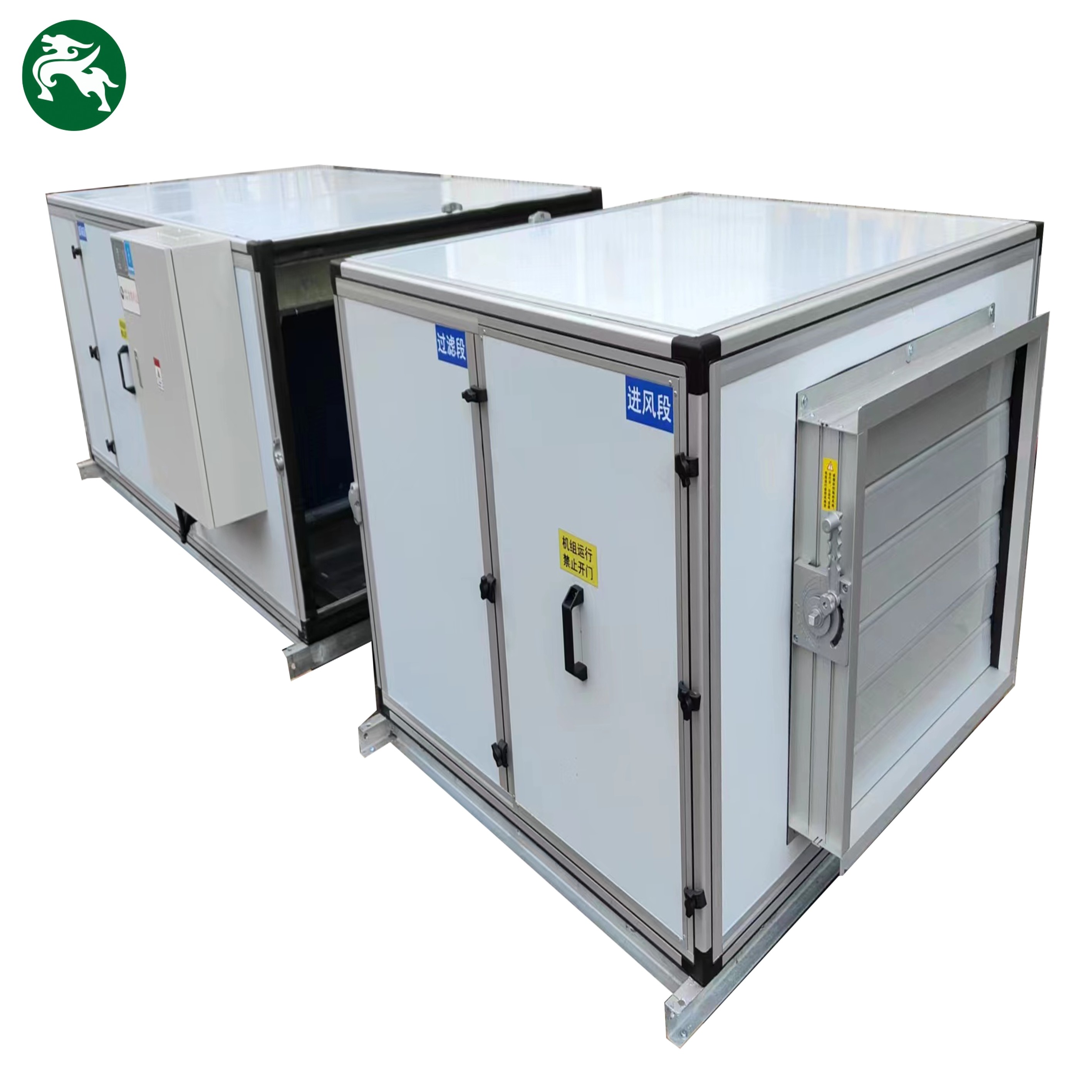 10HP 20HP 30HP воздушно-охлажденный AHU с прямой экспансией с одноразовым охлаждением для чистой комнаты, используемой в фармацевтической промышленности